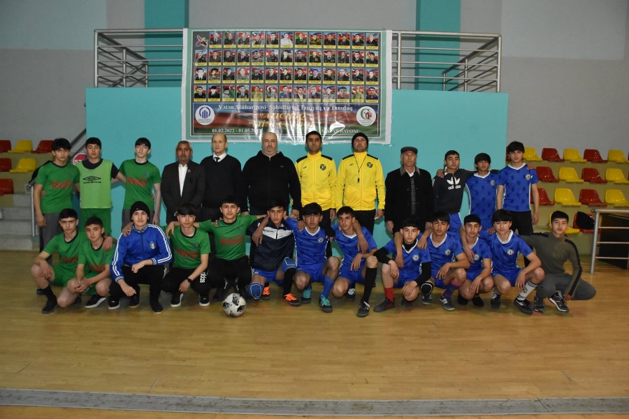 Şəhidlərin xatirəsinə həsr olunan mini futbol turniri yekunlaşmaq üzrədir