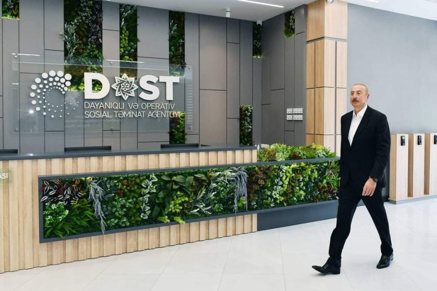 İlham Əliyev Bərdədə Qarabağ Regional DOST Mərkəzinin və Qarabağ Regional Peşə Hazırlığı Mərkəzinin açılışında iştirak edib