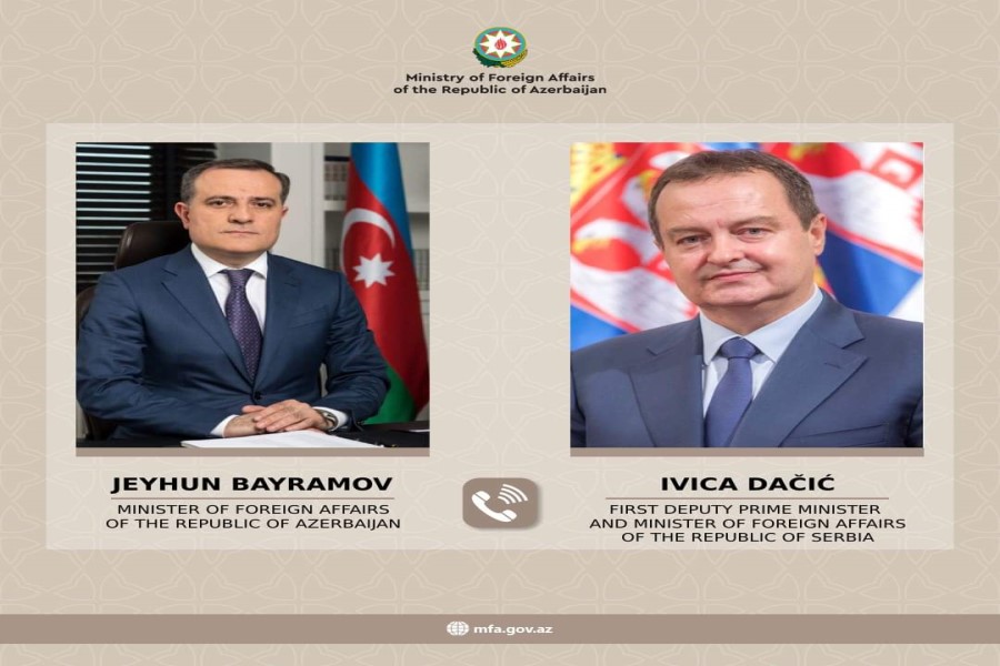 Ceyhun Bayramov İvitsa Daçiç ilə telefon danışığı edib