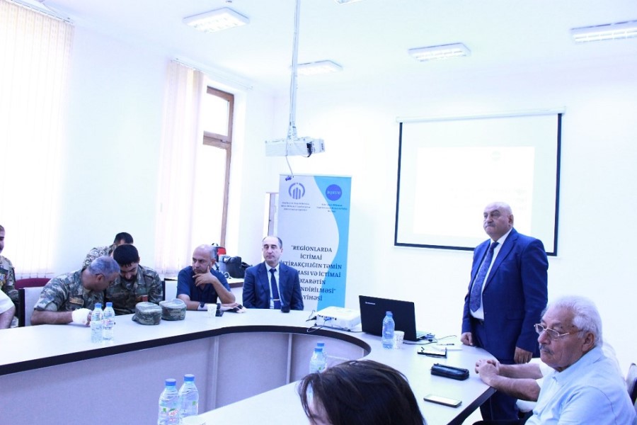 Mingəçevir şəhərində dəyirmi masa keçirilib - FOTOLAR