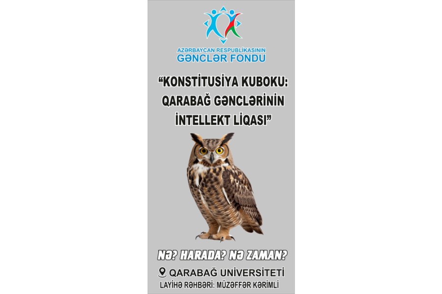 Qarabağ Universitetində gənclər üçün intellektual liqa keçiriləcək