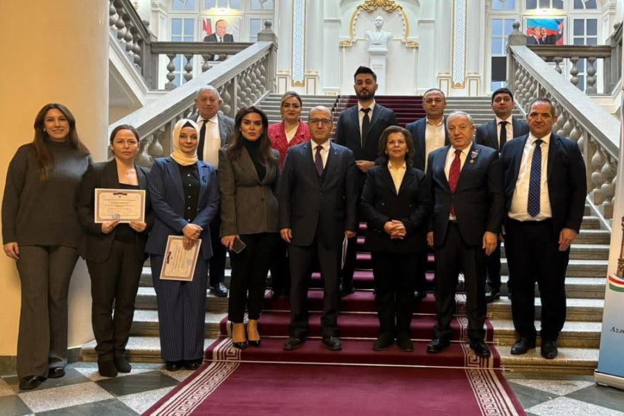 Professor Mahirə Hüseynova AMEA tərəfindən təltif olunub - FOTOLAR