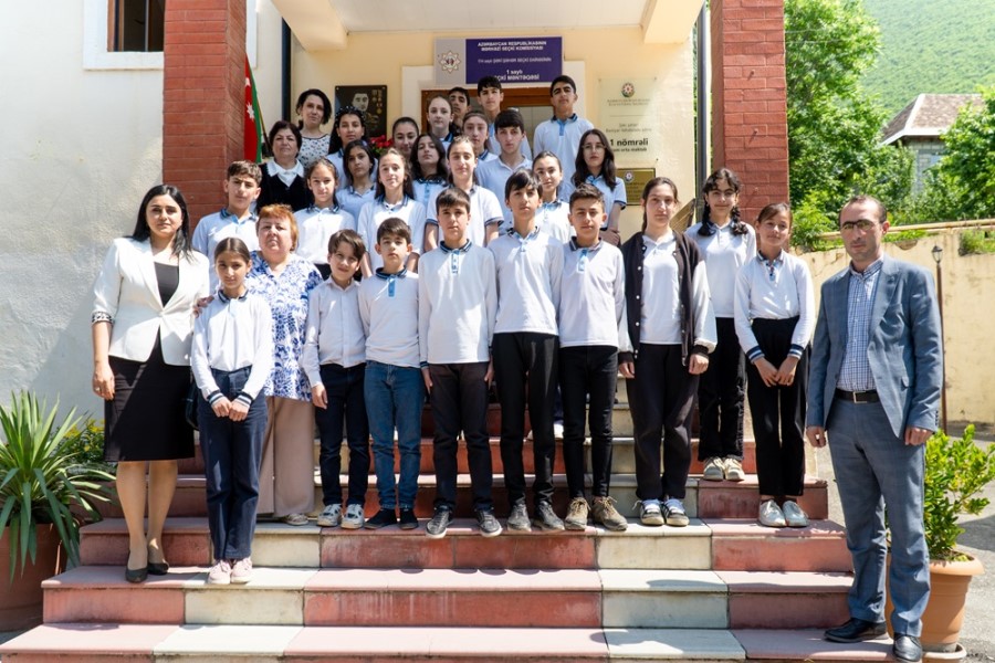 Şəkidə "Uşaqlar arasında ekoloji tərbiyə işinin gücləndirilməsi" layihəsi həyata keçirildi - FOTOLAR