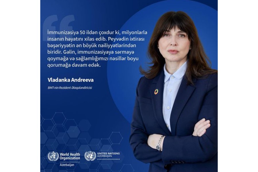 İmmunizasiya Proqramının 50-ci İldönümü Kampaniyasına Dəstək
