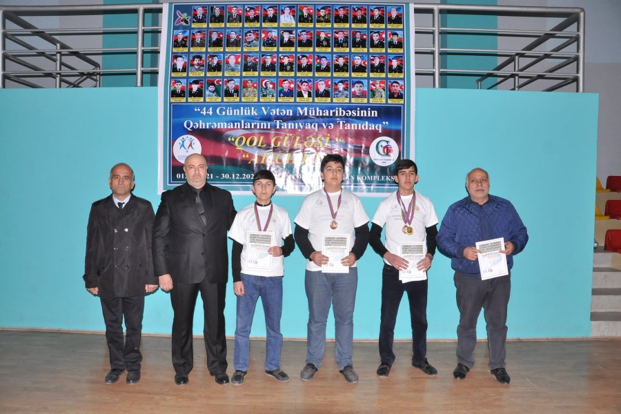 Qazaxda Şəhidlərin xatirəsinə həsr olunuş Atıcılıq üzrə turnir kecirilib