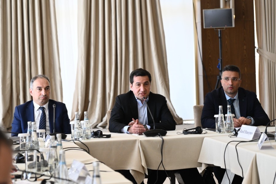 Hikmət Hacıyev Qəbələdə “Sülh Körpüsü” təşəbbüsü çərçivəsində Ermənistan nümayəndələri ilə görüşüb - FOTO +VİDEO