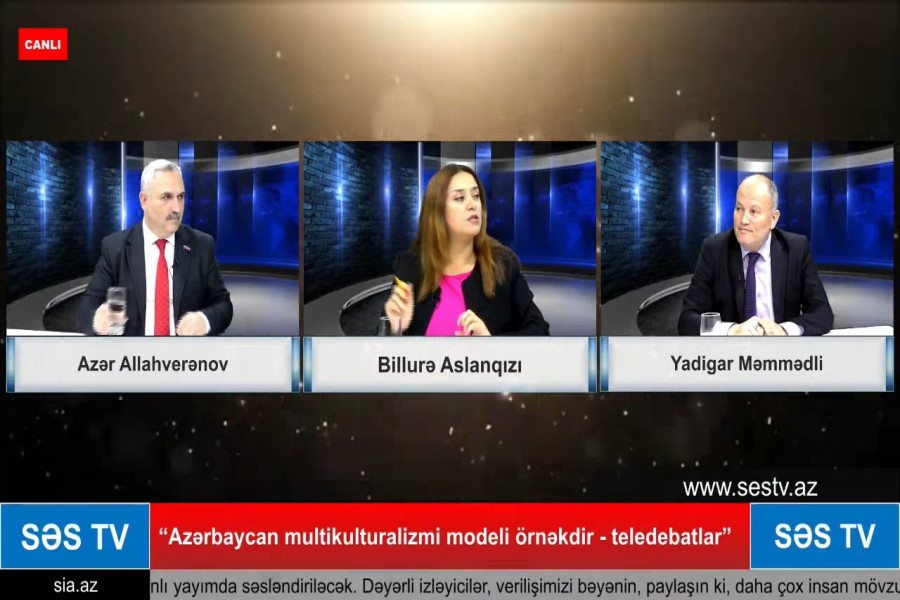 Demokratik Jurnalistlər Liqası layihə çərçivəsində televiziya müzakirəsi keçirib - FOTOLAR/ VİDEO