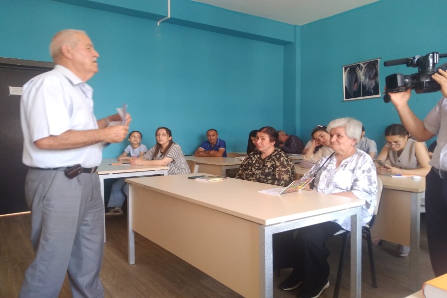 "Qəbələ gənclərinin yaradıcılıq imkanlarının artırılması” layihəsinin icrası davam edir - FOTOLAR