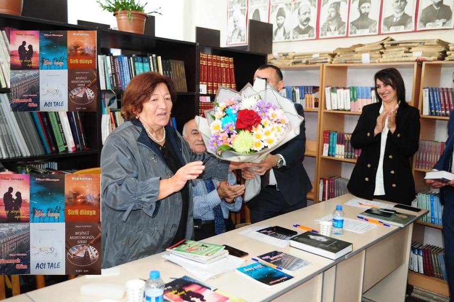 Masallıda yazıçı-publisist Dilşad Nüsrətqızı ilə görüş keçirilib