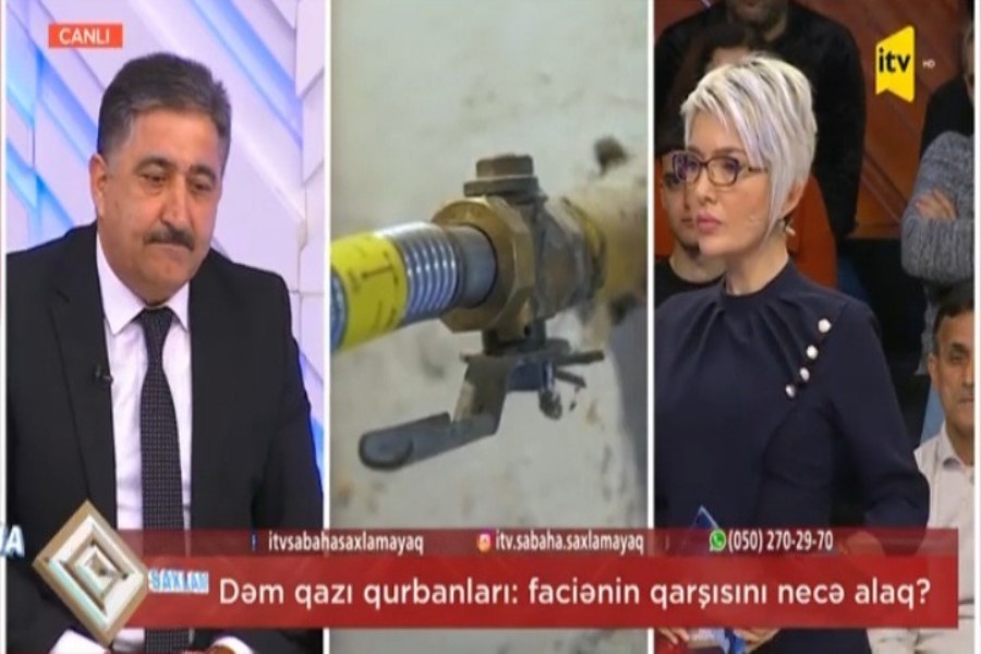 QHT sədri dəm qazından zəhərlənmələrlə bağlı canlı yayımda danışdı - VİDEO