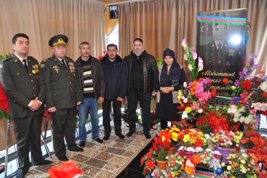 QHT şəhid ailələrini ziyarət edib