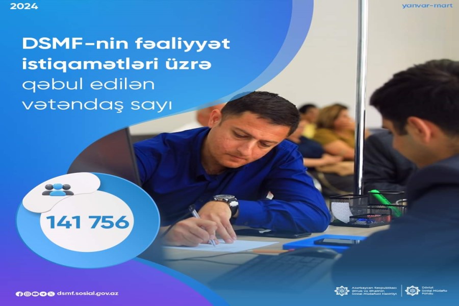 141 756 nəfər vətəndaş qəbul edilib