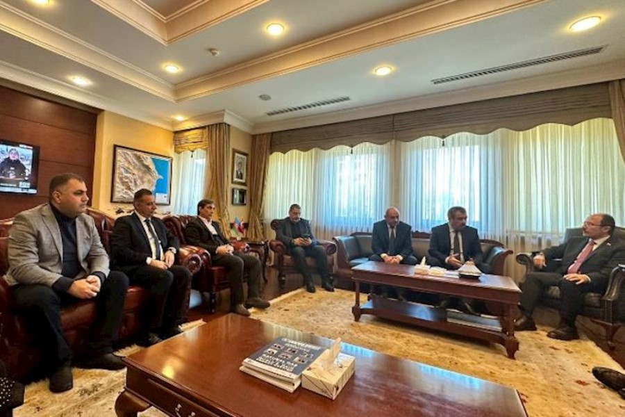 Bir qrup QHT və media nümayəndələri Türkiyə səfirliyini ziyarət edib - FOTO