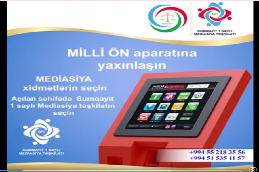 Sumqayıt 1 saylı mediasiya təşkilatından daha bir yenilik...