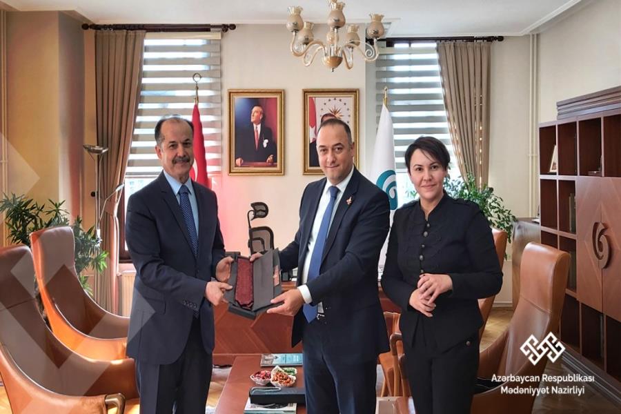Xidmət rəisi Azad Cəfərli TİKA rəhbəri Serkan Kayalarla görüşüb