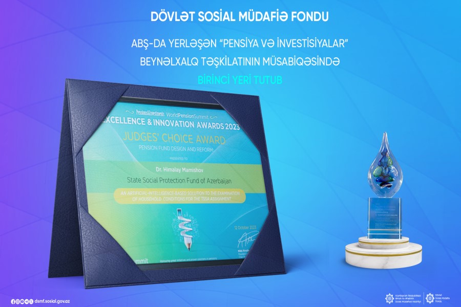 Dövlət Sosial Müdafiə Fondunun növbəti beynəlxalq uğuru