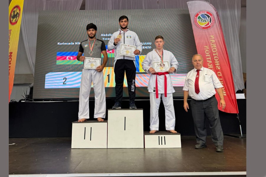 Tələbəmiz gənclər arasında şotokan karate üzrə Avropa çempionu olub - FOTO