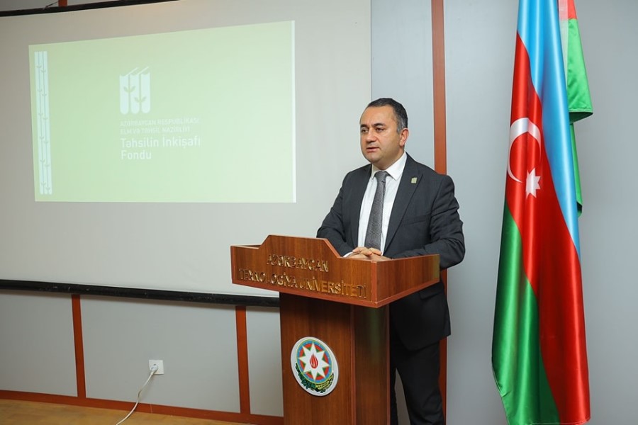 Təhsilin İnkişafı Fondunun Gəncədə yerləşən ali təhsil müəssisələri üçün təqdimatı keçirilib - FOTOLAR