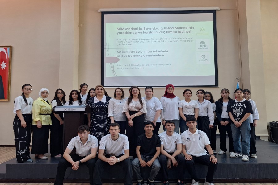 “Mədəni irsin qorunması sahəsində milli və beynəlxalq tənzimetmə” mövzusunda seminar keçirilib - FOTOLAR