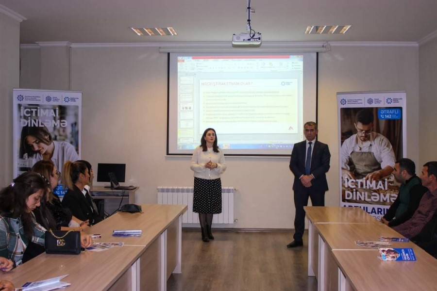 Biləsuvarda “Məşğulluğa Dəstək Layihəsi” ilə bağlı məlumatlandırma tədbiri keçirilib