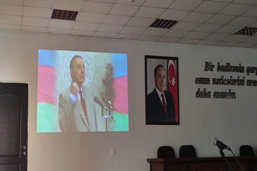 FHN-in Mülki müdafiə qoşunlarının komandanlığında ümummilli lider Heydər Əliyevin 100 illik yubileyinə həsr olunmuş tədbir keçirilib