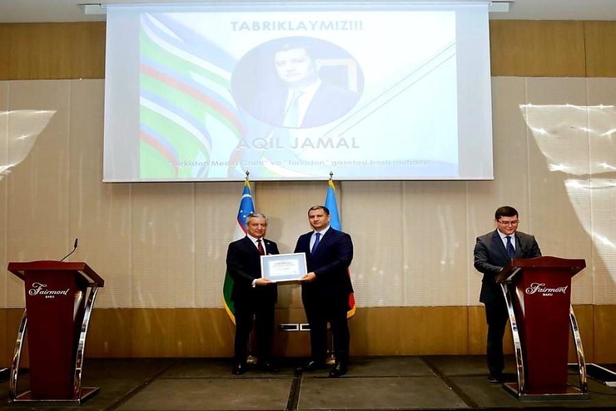 "Türküstan" Media Qrupun baş redaktoru təltif olunub