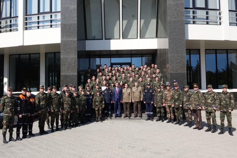FHN-in Beynəlxalq Axtarış-xilasetmə Dəstəsinin növbəti taktiki-xüsusi təlimi keçirilib