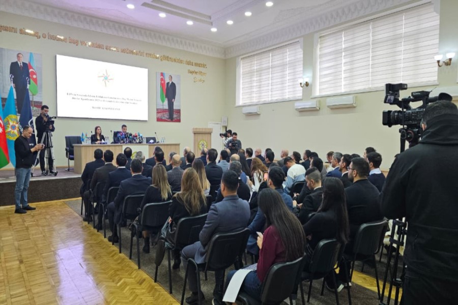 Fövqəladə Hallar Nazirliyi tərəfindən mətbuat konfransı keçirilib - FOTOLAR