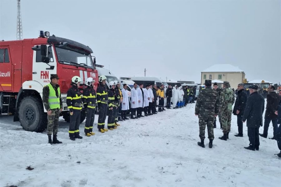 FHN-in Qarabağ Regional Mərkəzi nümunəvi mülki müdafiə məşqi keçirib