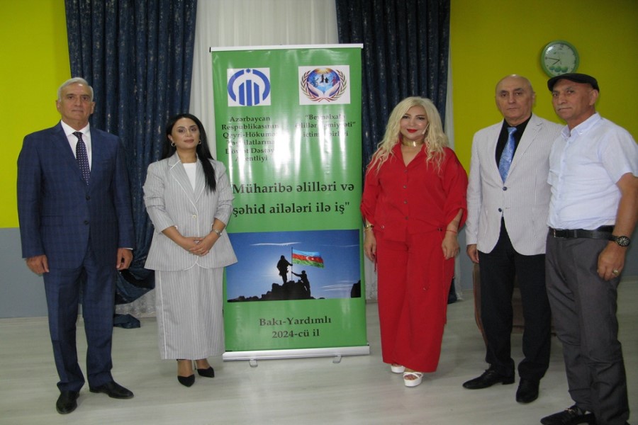 “Beynəlxalq Əlillər Cəmiyyəti” İctimai Birliyi “Dünya” TV-dən “Biz sizinləyik” dedi - FOTOLAR