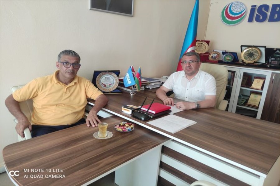 Belçika Azərbaycanlıları Birliyinin sədri İctimai-Siyasi Proseslər Beynəlxalq Araşdırmalar Mərkəzində olub