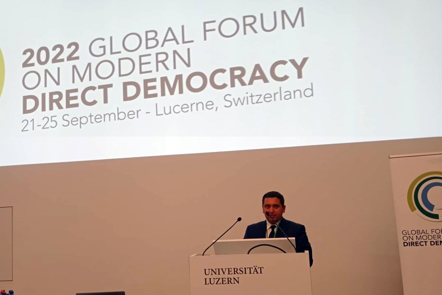 Azərbaycan-Amerika Gənclər Birliyinin sədri Beynəlxalq Forumda iştirak edir - FOTO