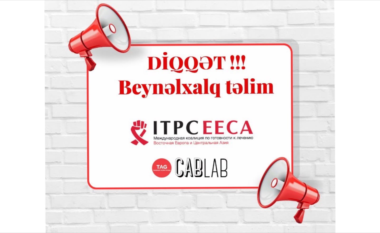 CABLab ilə beynəlxalq vərəm təliminə qoşulun, imtahan verib beynəlxalq sertifikat qazanın!