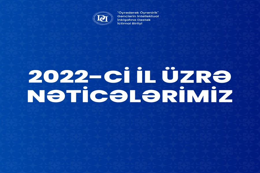 “Öyrədərək Öyrənirik” Gənclərin İntellektual İnkişafına Dəstək İctimai Birliyinin 2022-ci il üzrə hesabatı