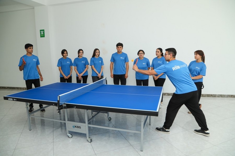 Sabirabad rayonunda könüllülər üçün stolüstü tennis yarışı təşkil olunub - FOTOLAR