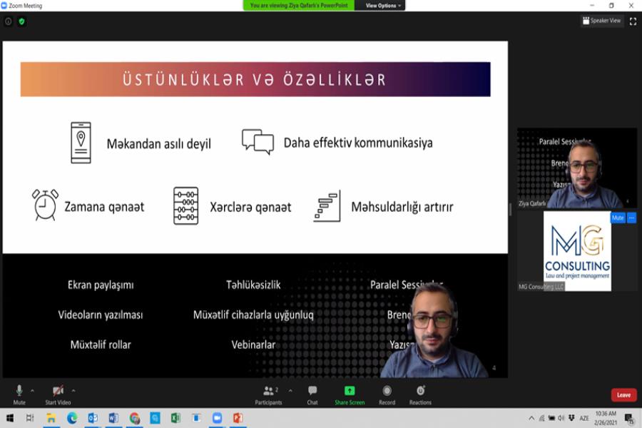 QHT nümayəndələri üçün "Onlayn platformaların incəlikləri" mövzusunda təlim keçirilib