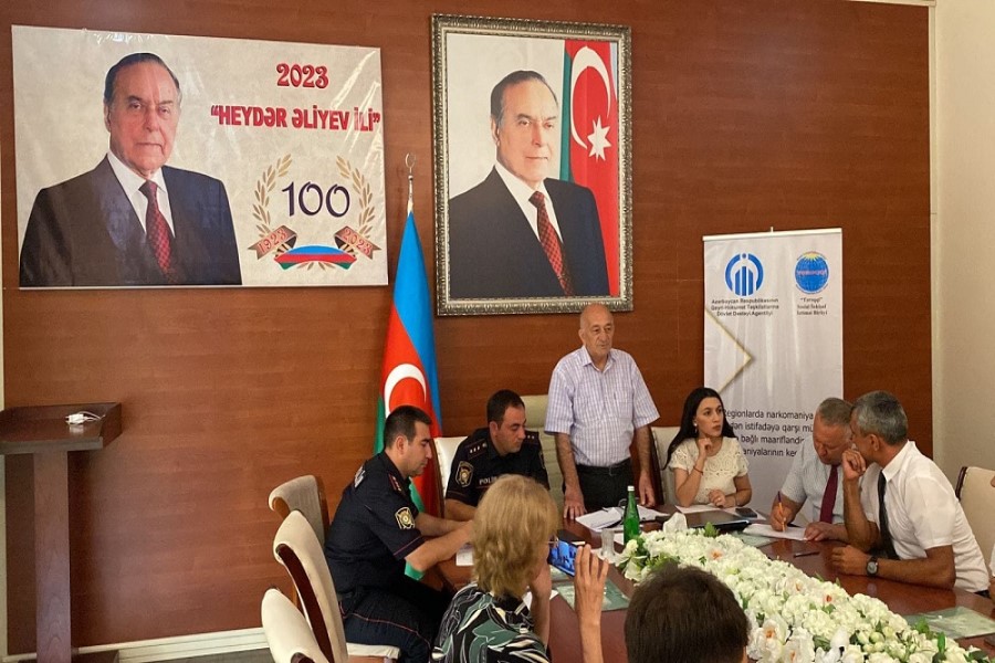 Narkomaniya və tütündən istifadəyə qarşı mübarizə ilə bağlı tədbir keçirilib - FOTOLAR
