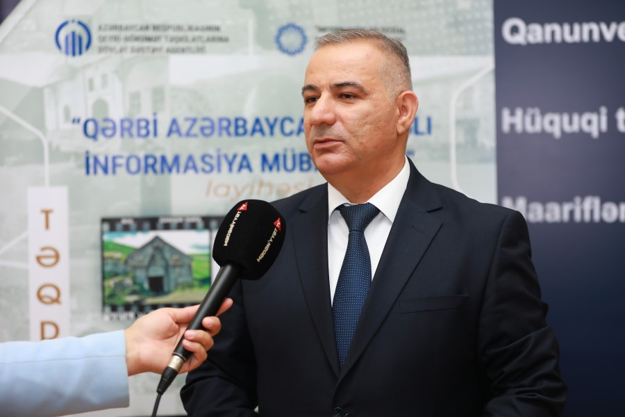 Qərbi Azərbaycanla bağlı saytın və “Danışır tarix” filminin təqdimatı olub - MƏDƏNİYYƏT TV REPORTAJ