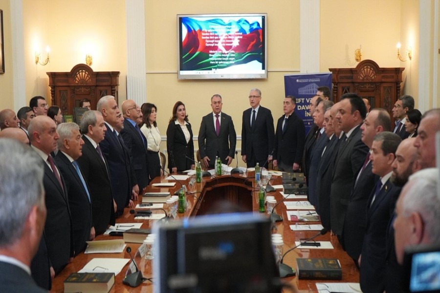 Komitə sədrinin üçcildlik elmi əsərinin təqdimatı keçirilib – FOTOLAR