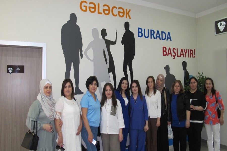 Layihə təşəbbüsünün benefisiarları Peşə Məktəbində - FOTOLAR