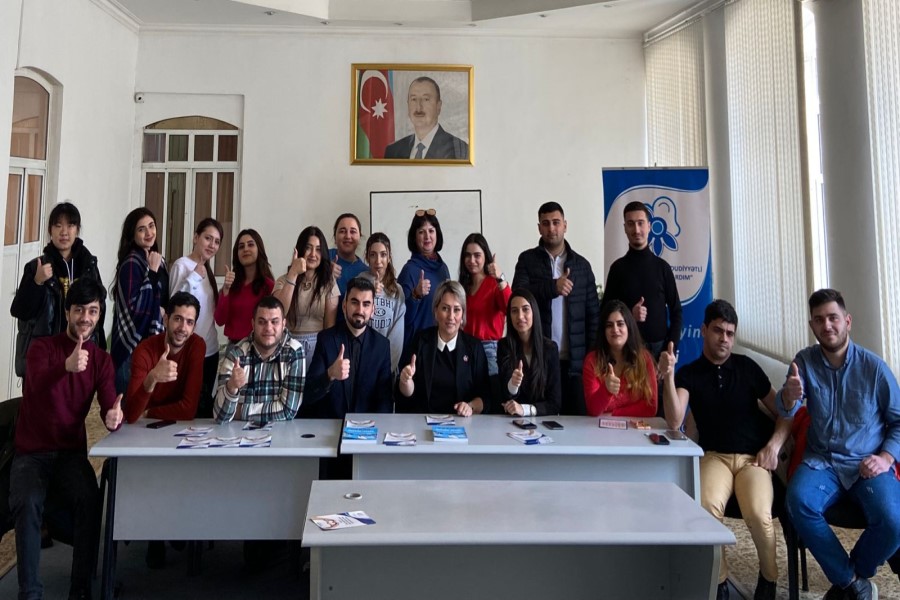 Eşitmə məhdudiyyətli gənclər Bakı Dövlət Universitetində