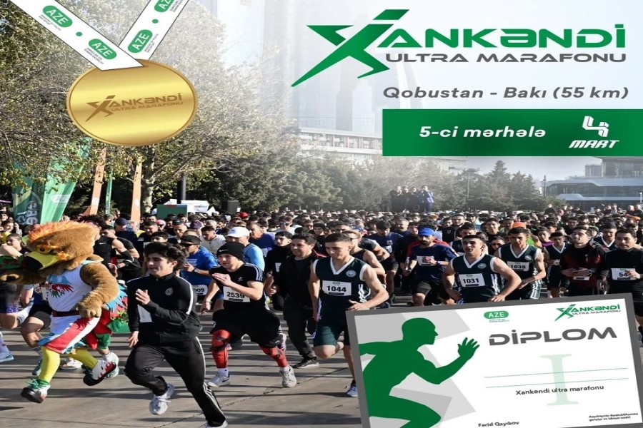 Xankəndi-Bakı marşrutu üzrə ultramarafon qaçışı bu gün başa çatır - FOTOLAR