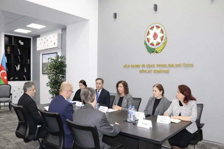 UNİCEF-in Azərbaycandakı nümayəndəliyinin rəhbəri ilə vida görüşü keçirilib - FOTOLAR