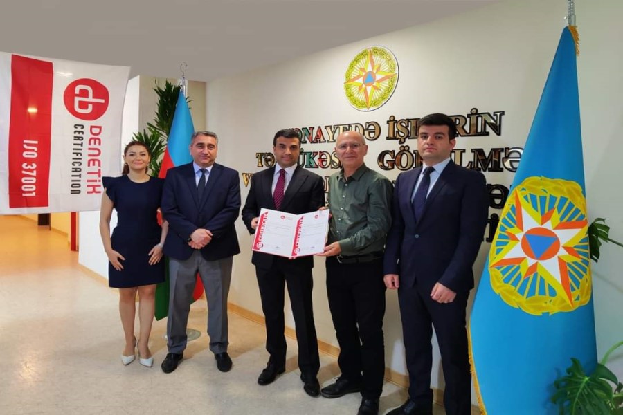 FHN-in Sənayedə İşlərin Təhlükəsiz Görülməsi və Dağ-Mədən Nəzarəti Dövlət Agentliyinin nüfuzlu beynəlxalq sertifikatı yenilənib