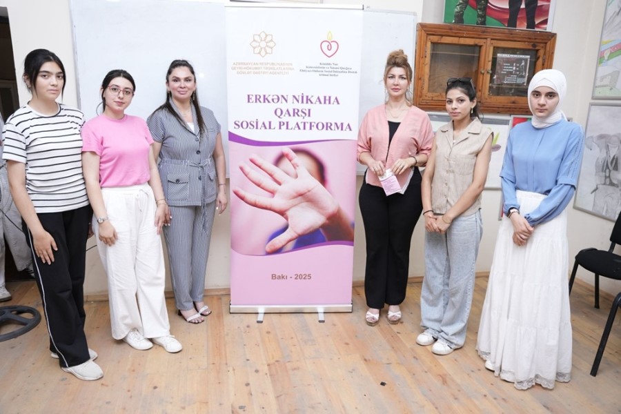 “Erkən Nikaha Qarşı Sosial Platforma” layihəsi çərçivəsində ikinci təlimi keçirilib - FOTOLAR