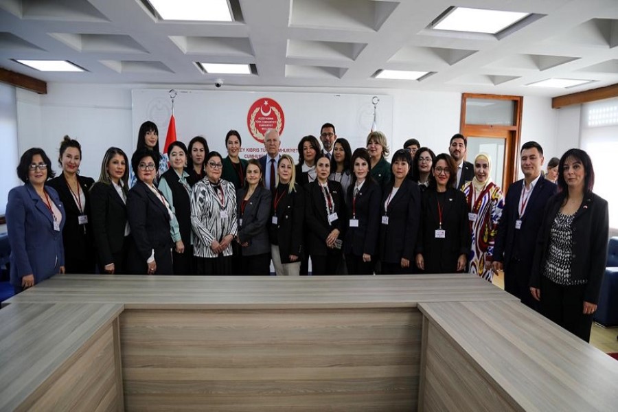 Azərbaycan, Özbəkistan və Türkiyədən bir qrup işgüzar qadın Kuzey Kıbrıs Türk Cümhuriyyətində (KKTC) işgüzar səfərdədir - FOTOLAR