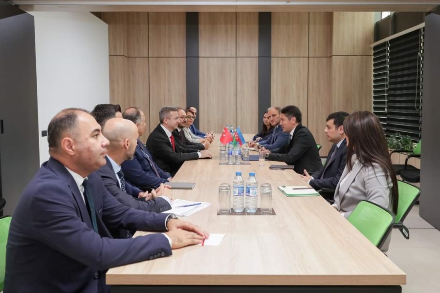 Əmək və Əhalinin Sosial Müdafiəsi Nazirliyində Türkiyənin Əmək Müfəttişliyi Qurumunun nümayəndə heyəti ilə görüş olub