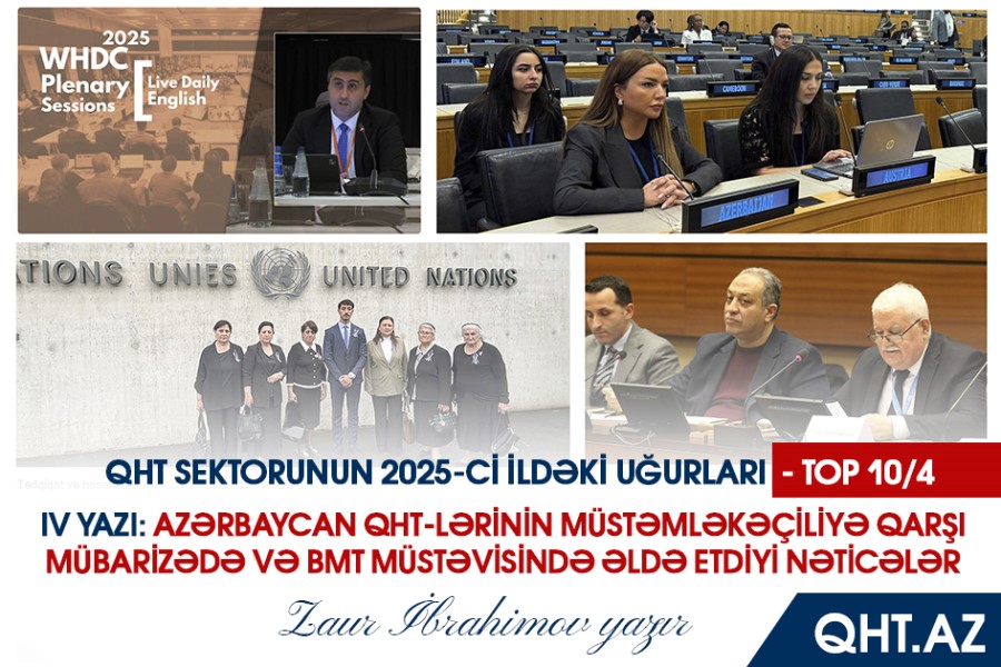 Azərbaycan QHT-lərinin müstəmləkəçiliyə qarşı mübarizədə və BMT müstəvisində əldə etdiyi nəticələr - IV YAZI