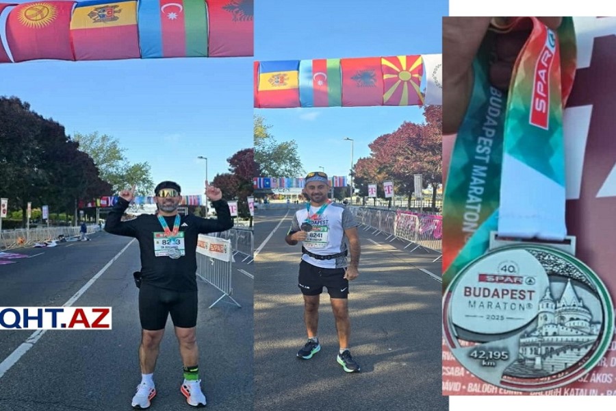 Masallılı atletlər Budapeşt marafonunun medalçısıdır