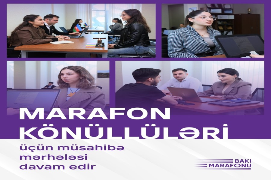 “Bakı Marafonu 2025”in Könüllü Proqramının müsahibə mərhələsi davam edir